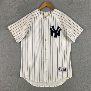 Vintage New York Yankees Baseball Jersey Mens Medium #13 Alex Rodriguez Majestic